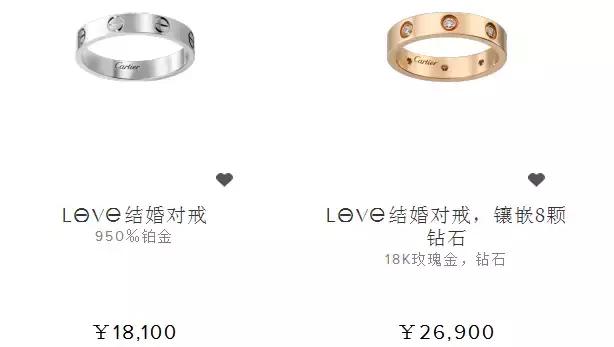 卡地亚对戒love怎么改小,卡地亚对戒love系列价格
