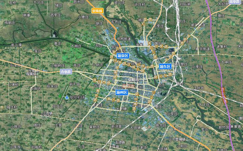 阜阳各区县地图最新版,阜阳地图最新版