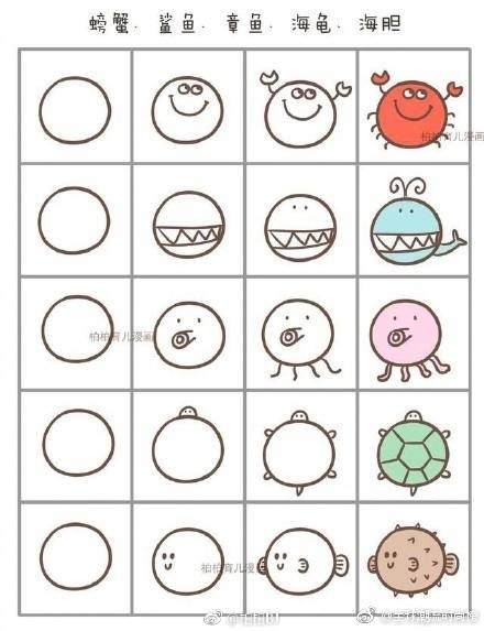 简笔画教程大全简单的画动物,简笔画入门零基础画动物