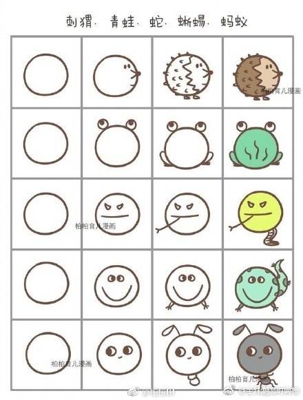 简笔画教程大全简单的画动物,简笔画入门零基础画动物