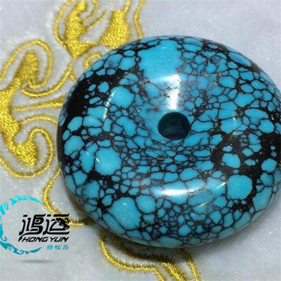 白乌兰花绿松石的特征,鸿运堂绿松石