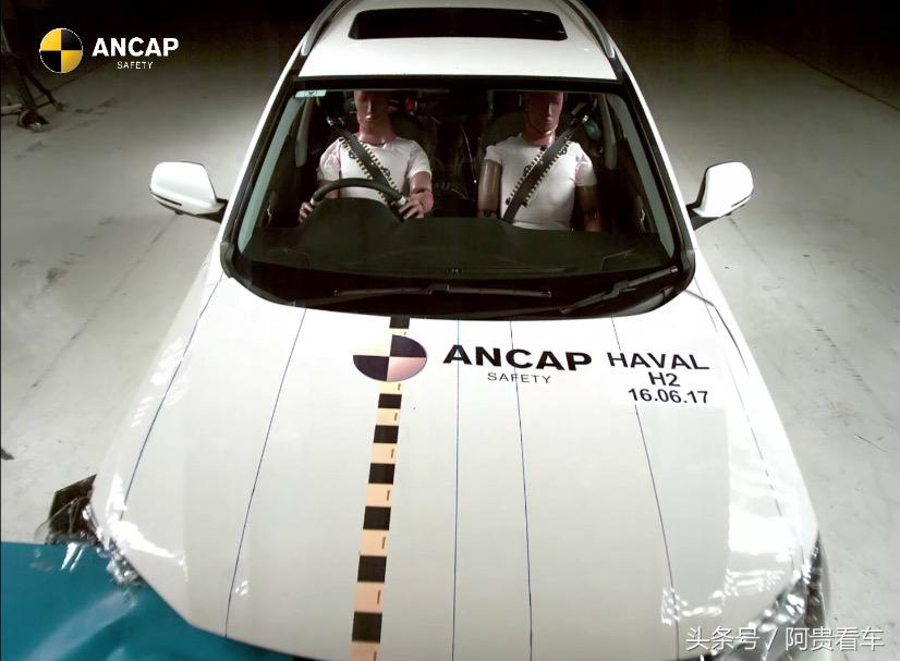 哈弗h2汽车120公里碰撞测试,哈弗h2第三代碰撞测试