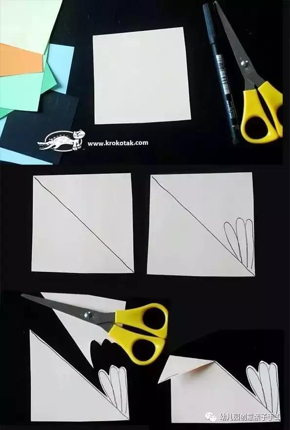 卡纸贺卡幼儿园手工,卡纸贺卡简单幼儿园