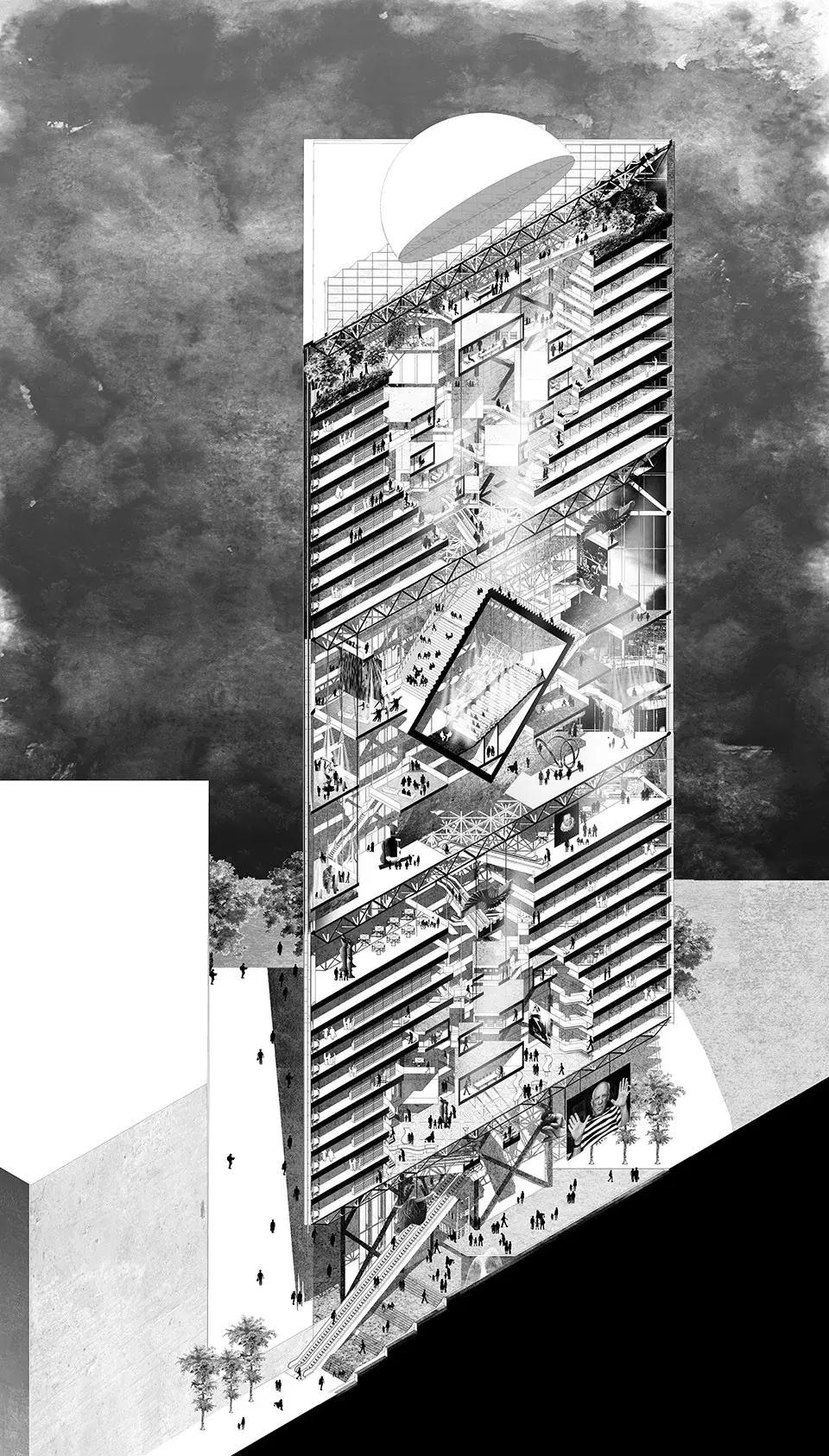 底图之上，如何P出惊艳考官的剖面效果图