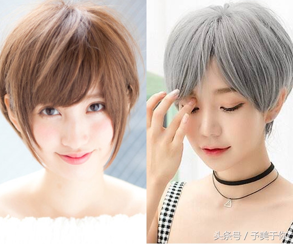 谁说圆脸女生不能剪短发,圆脸女生合适的短发瘦脸发型