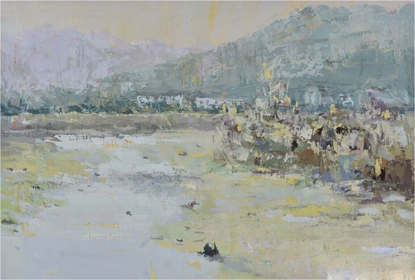 色彩风景联考高分卷,浙江联考色彩风景教程