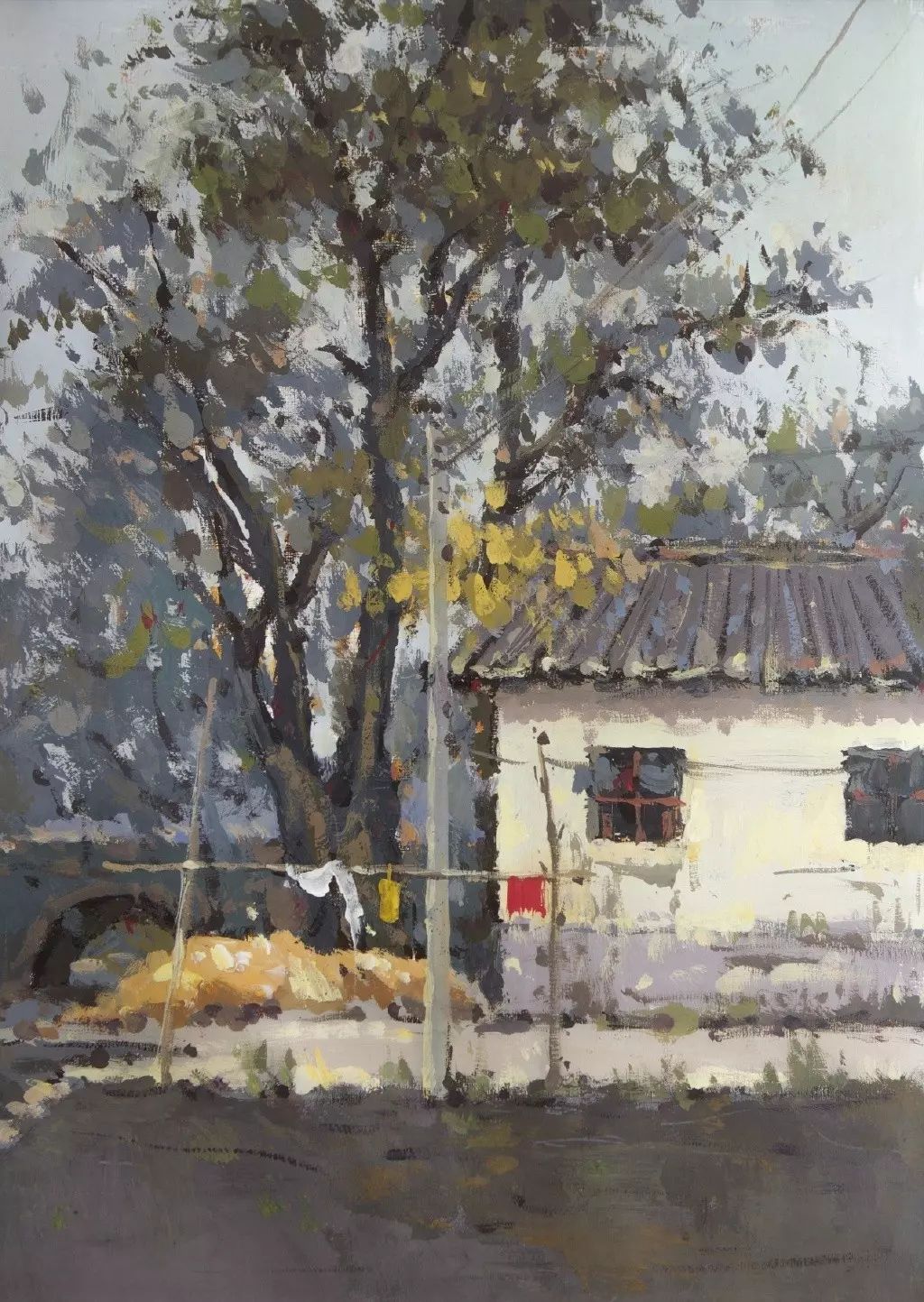 色彩风景联考高分卷,浙江联考色彩风景教程