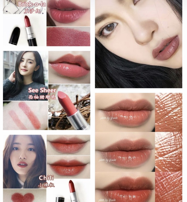 合适黄皮的12色系秋冬口红！不同价位不同色系，你喜欢哪一款？