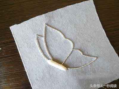 淡水珍珠串珠蝴蝶,羽毛串珠珍珠胸针