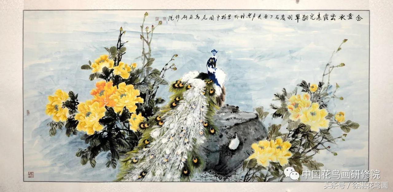 杜金辉老师教你画牡丹,梁桂玲牡丹孔雀画法