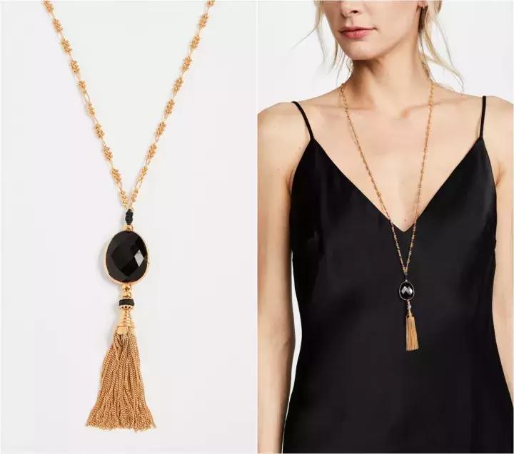 红色毛衣配什么毛衣链好看,想把毛衣穿时髦从拒绝这3款开始