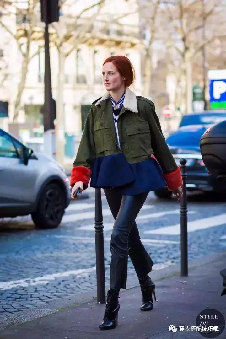 方头粗跟短靴冬季搭配裤子,冬季短靴搭配什么裤子