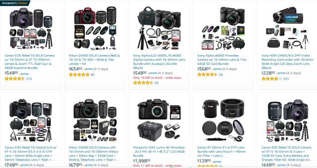 美国线上市场最受欢迎的摄像产品品牌及热卖品TOP30