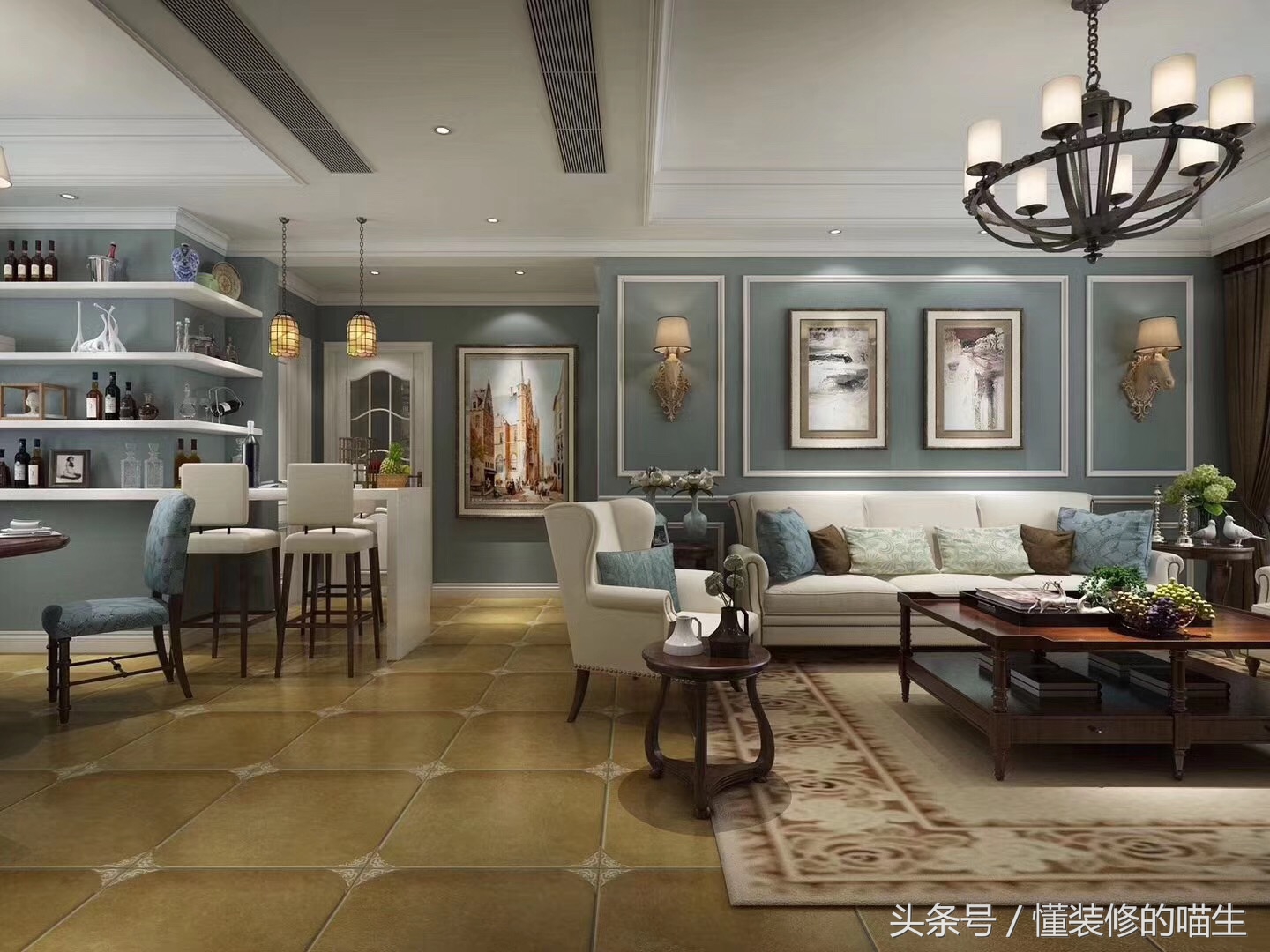 咸阳装修施工图设计,咸阳装修图实景