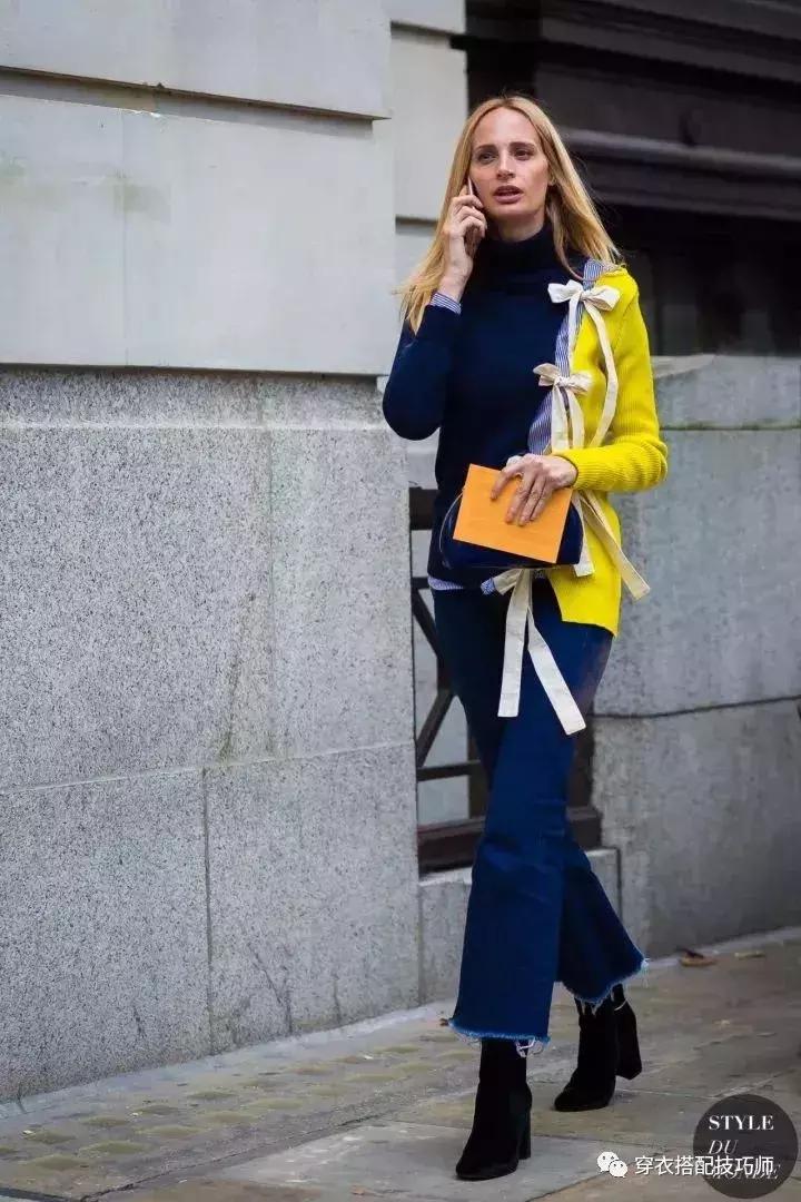 方头粗跟短靴冬季搭配裤子,冬季短靴搭配什么裤子