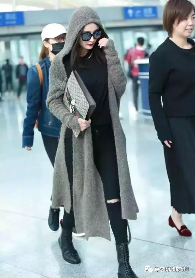 方头粗跟短靴冬季搭配裤子,冬季短靴搭配什么裤子