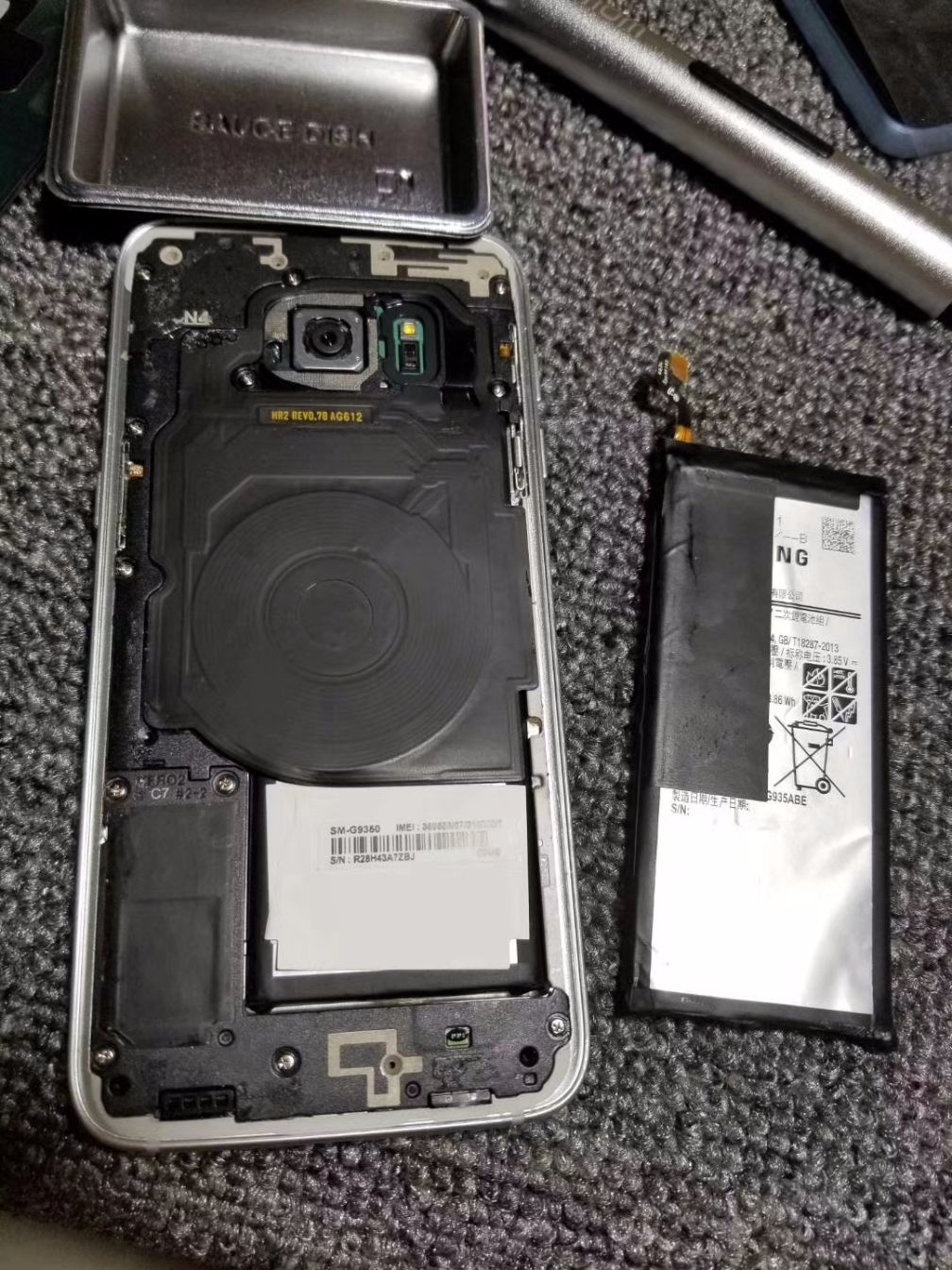 二手三星s7edge值多少钱,三星s7edge原装电池哪家好