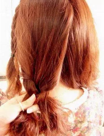 婉约简单扎发编发步骤,齐肩短发怎么扎婉约