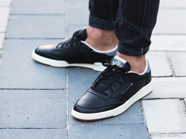 黑鞋白底鞋推荐,高帮白底黑色鞋