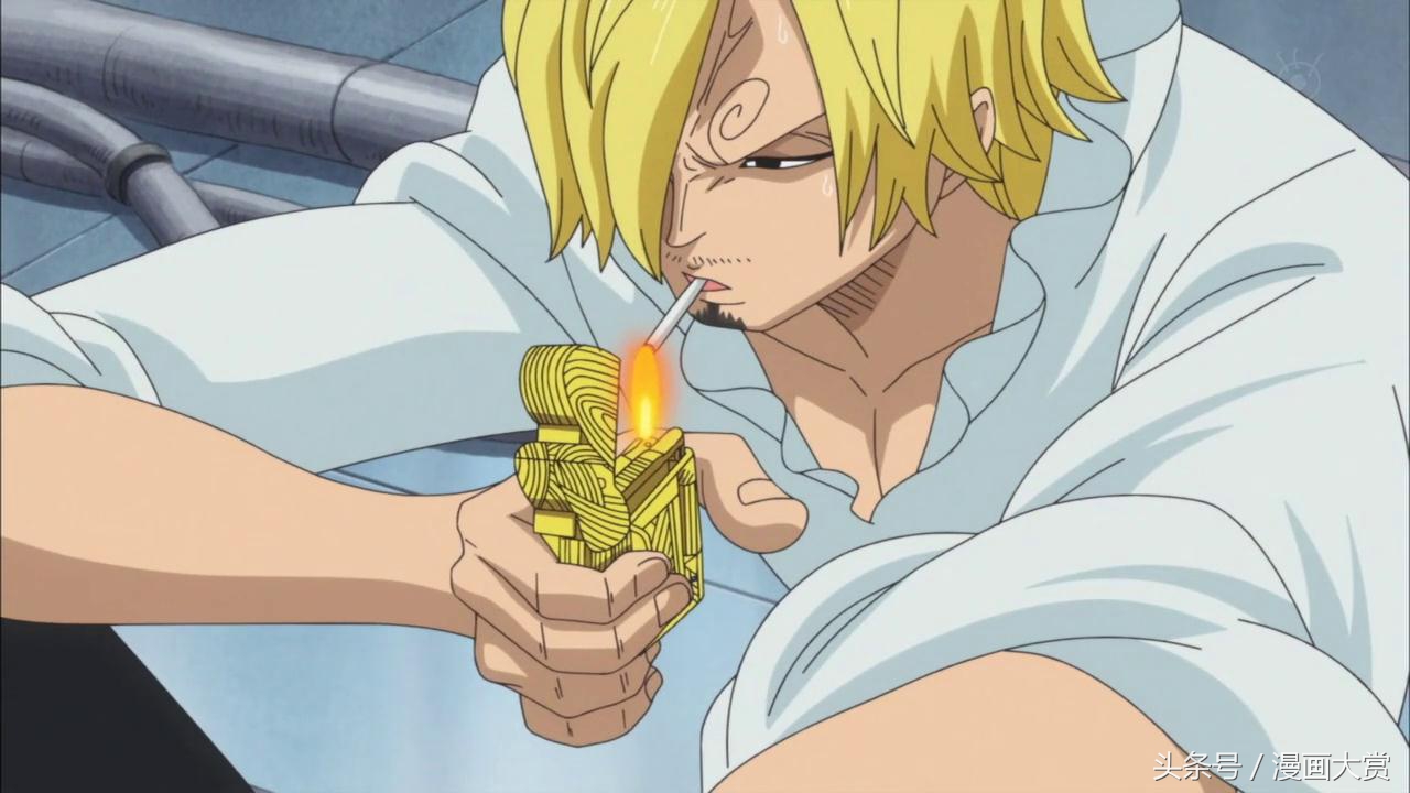海贼王山治用过的所有打火机,草帽海贼团山治高光