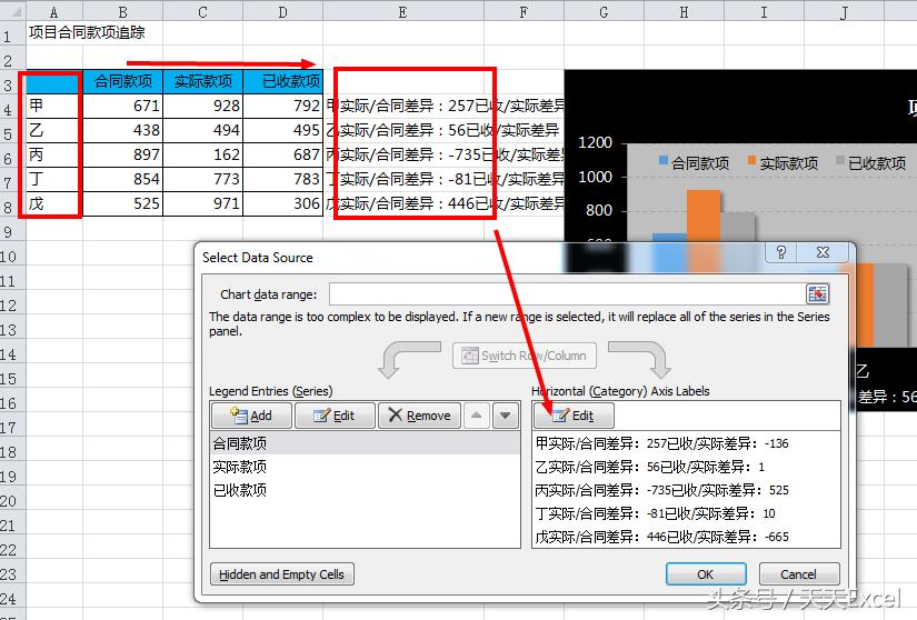 教你学会excel图表左右对比,excel图表对比制作大全