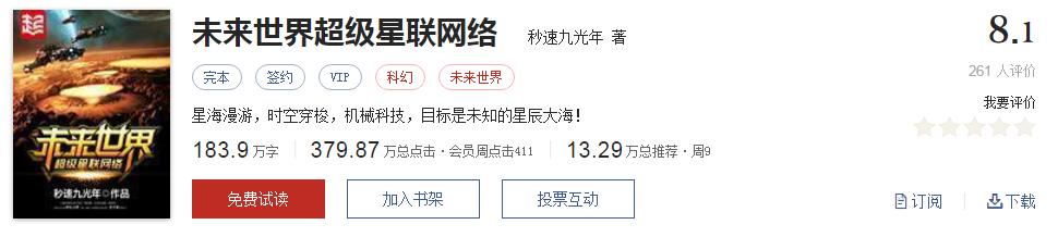 难以超越的网络小说神作,小说十五部经典神作
