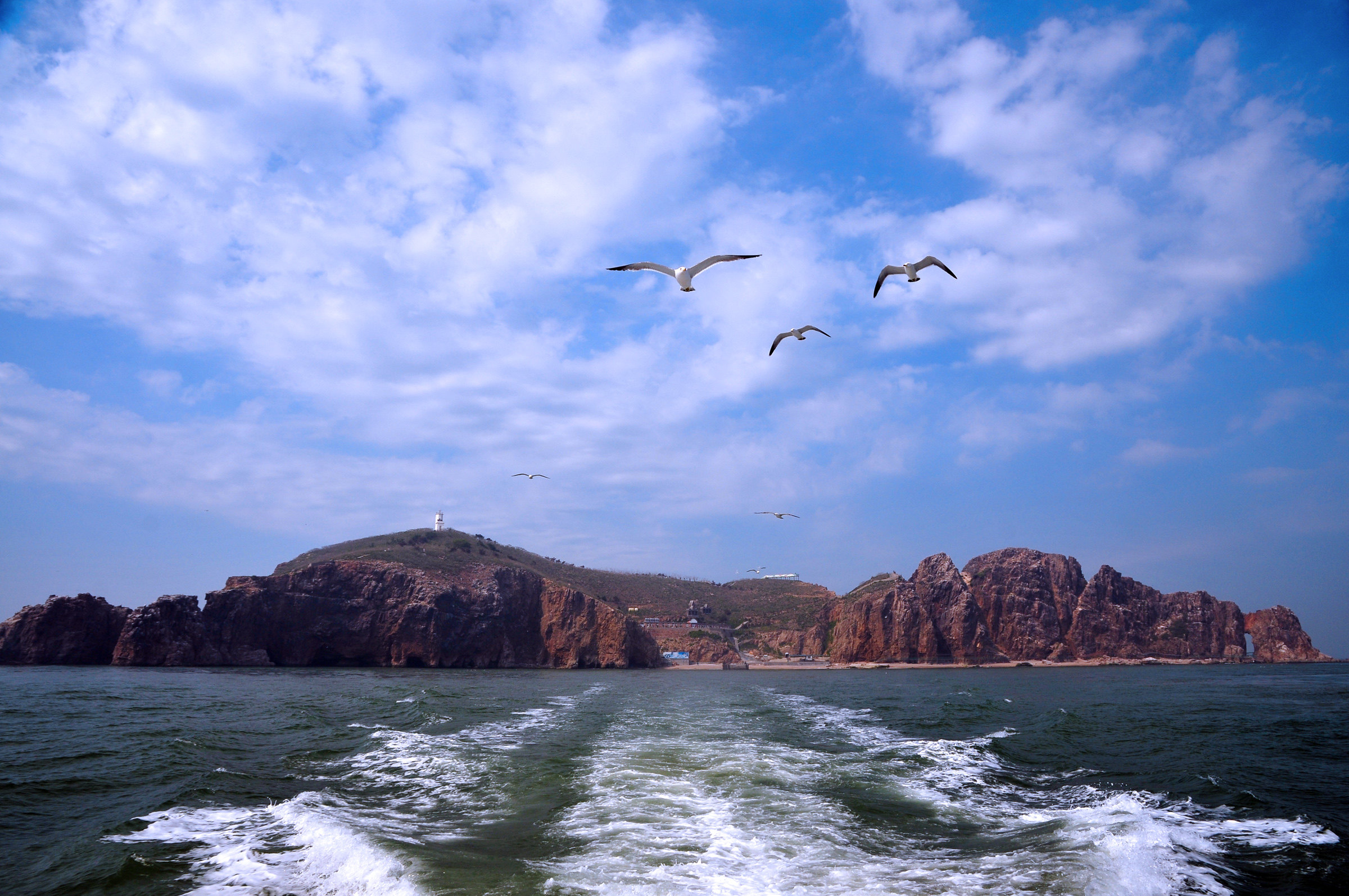 威海的海和三亚的海,大连蓬莱威海青岛烟台