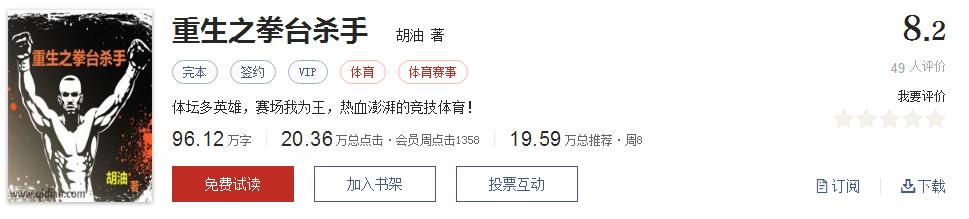 起点8.2分高评分精品网络小说,50本网络小说巅峰神作推荐