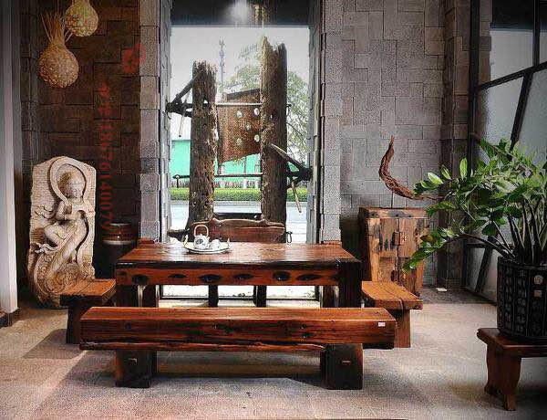 老船木茶桌图片大全,老船木茶桌的制作全过程视频