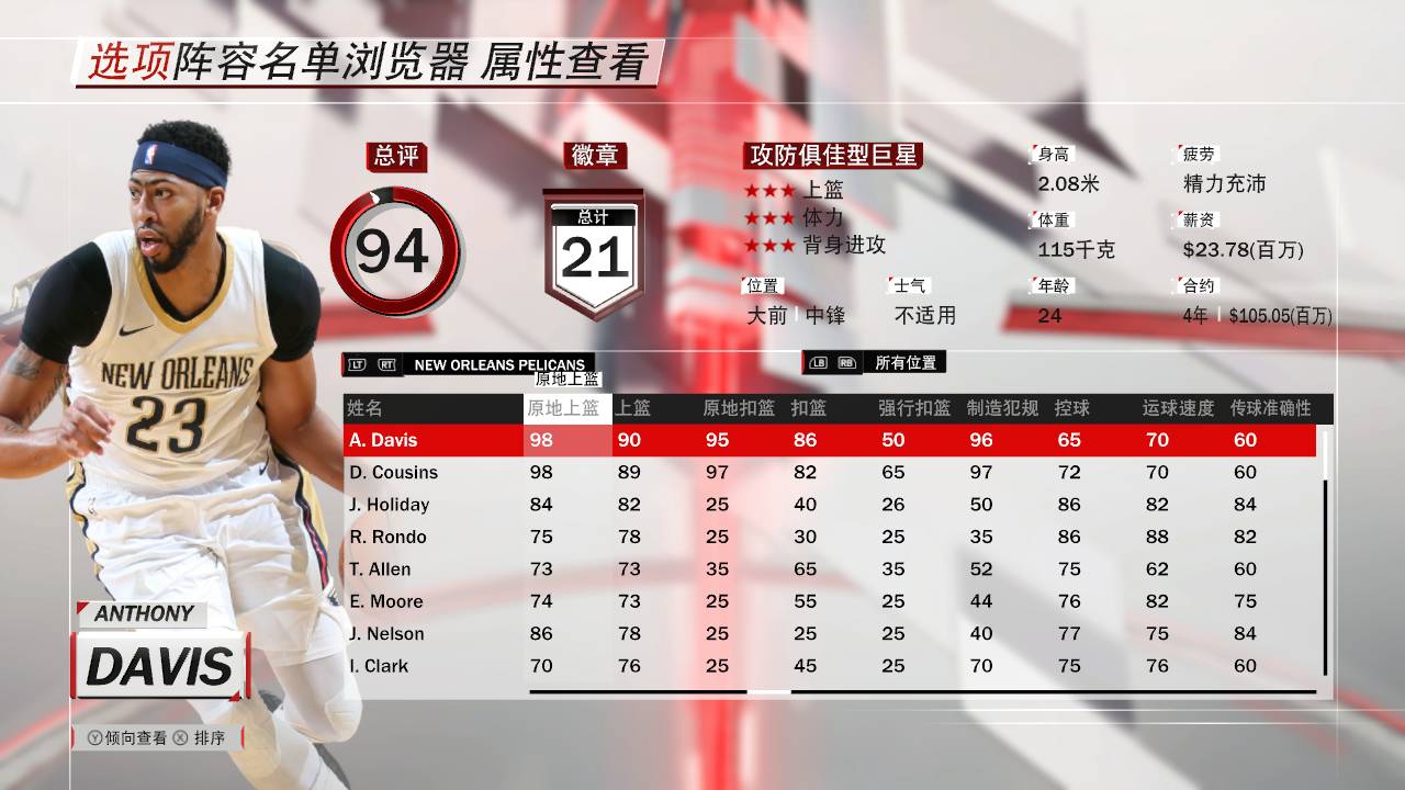 2k18辉煌生涯换来安东尼戴维斯,安东尼戴维斯2k18