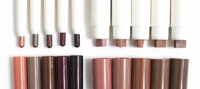 哑光的眼影棒怎么样用好看,哑光深棕色眼影棒一笔成型