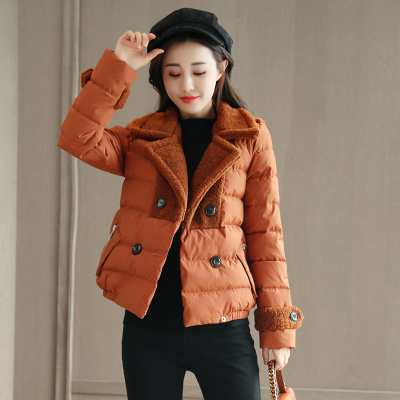 小个子显高棉服穿搭梨形,小个子显高穿搭冬棉服束腰