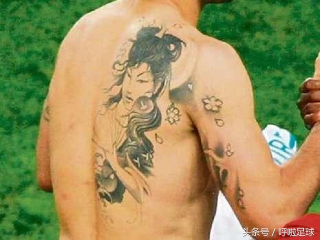 足球球星喜欢的纹身,足球球星们的纹身
