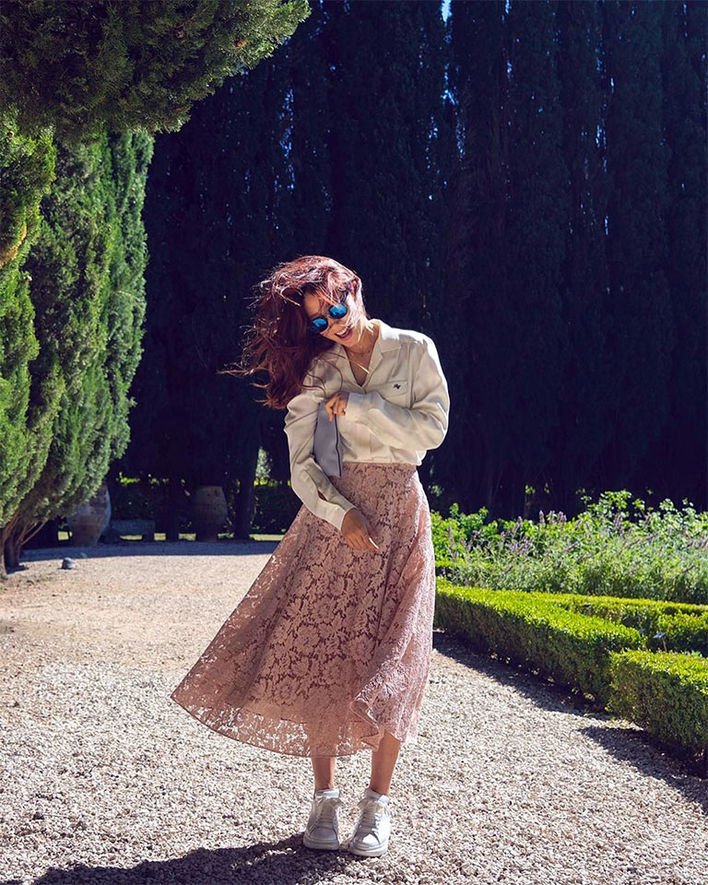 微胖女神简约风穿搭,韩国微胖女神朴信惠