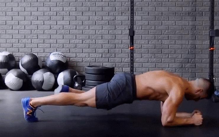 中长跑腰腹肌训练方法,快速练出腹肌俯身登山跑