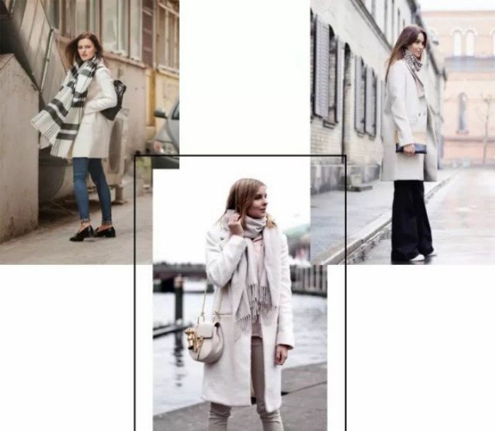 大衣+围巾=最保暖的时髦精！这才是这个冬天最in最实用的穿搭法！