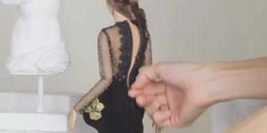 芭比娃娃手工制作鞋子,手工制作的芭比娃娃衣服