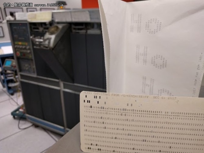 老式IBM1401大型机做圣诞贺卡竟这么复杂