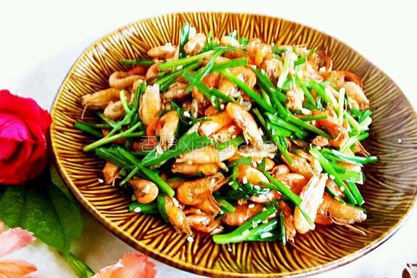 河虾炒韭菜过夜,河虾炒韭菜热量高吗