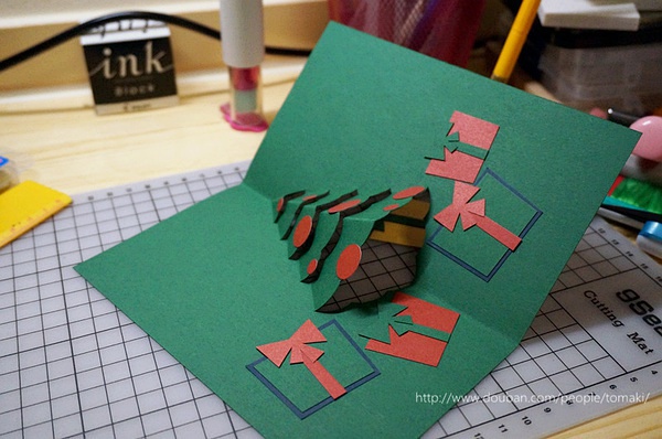 制作圣诞贺卡的文章,圣诞贺卡手绘制作日式