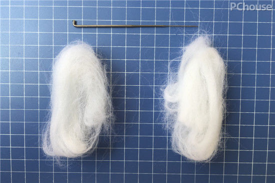 兔子毛绒挂件diy,diy羊毛毡钥匙扣小熊