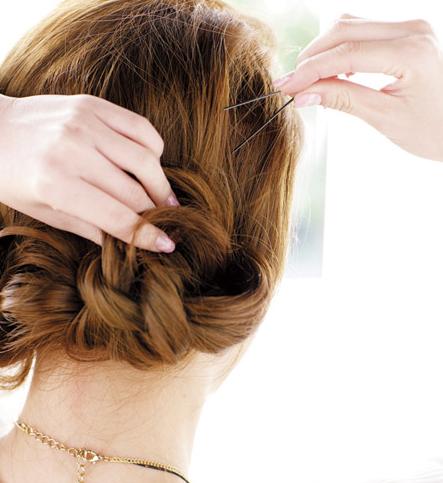 刘海清新编发教程简单,刘海长发简单减龄编发