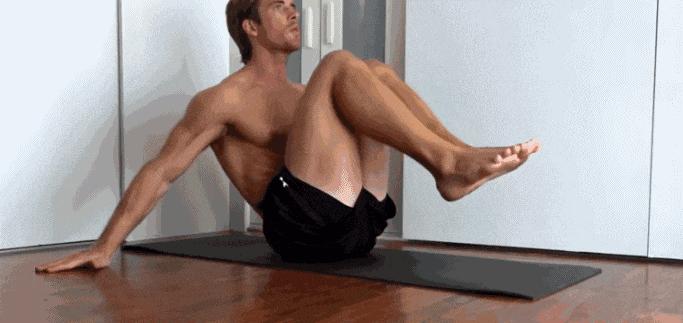 合适新手的腹肌训练方法三天见效,健身房人鱼线公狗腰训练