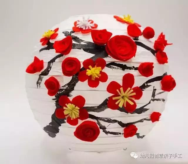 幼儿园元旦手工制作：鞭炮灯笼卡纸舞龙等，8个教程“年味”十足