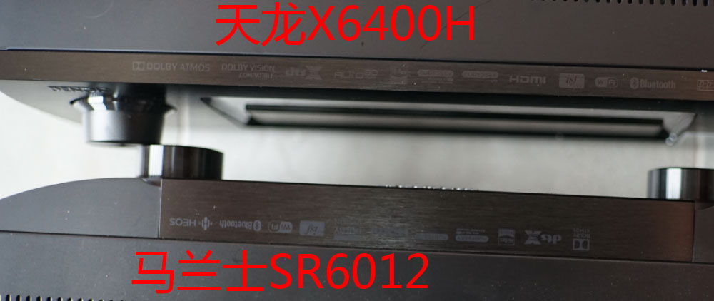 天龙AVR-X6400H和马兰士SR6012拆解！谈两台相差一万的AV功放区别