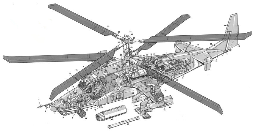 世界第一架实用直升机结构大揭秘,米171直升机设计图