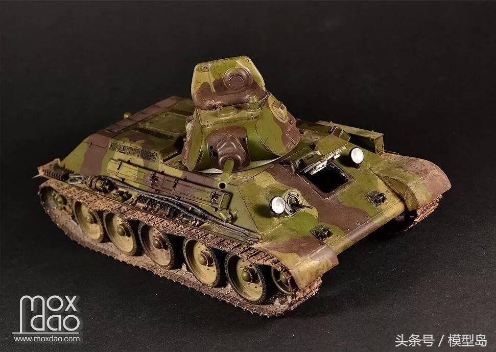 坦克模型场景怎么制作,坦克模型喷涂教程