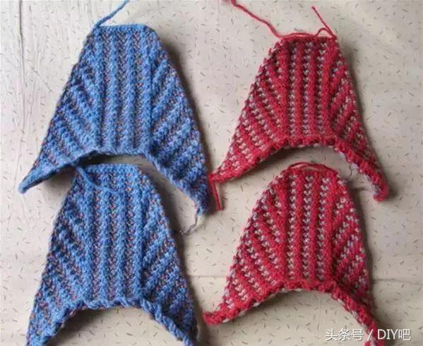 毛线拖鞋的鞋面用棒针怎么起针,儿童棒针毛线拖鞋教程完全版