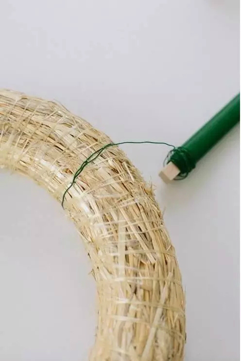 花艺视频教程气球鲜花,嘉星圣诞花环diy