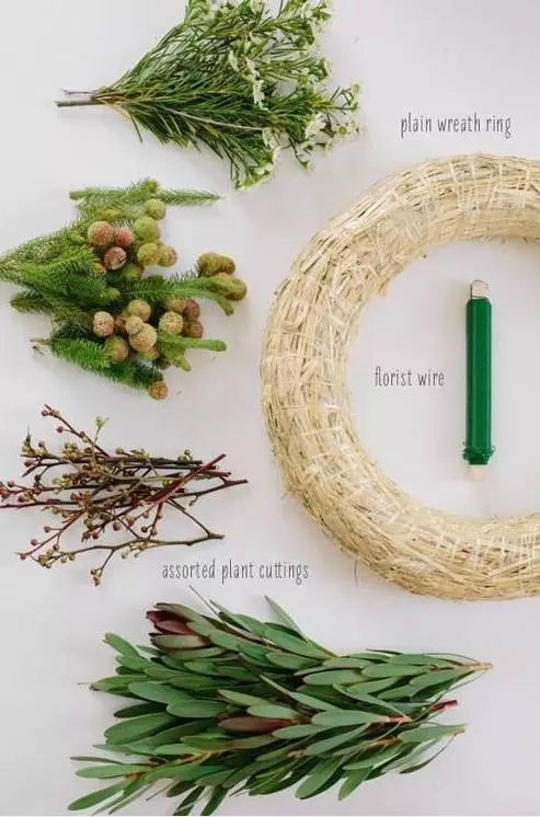 花艺视频教程气球鲜花,嘉星圣诞花环diy